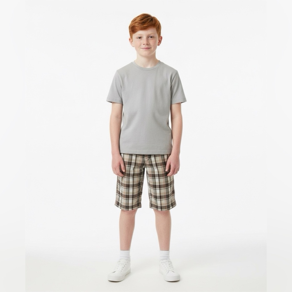 Cherokee Brown and White Shorts Classic Fit